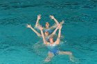 Artistic Swimming  Wheaton College Artistic Swimming vs the University of Incarnate World. - Photo By: KEITH NORDSTROM : Wheaton, Artistic Swimming